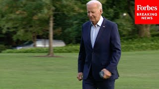 WATCH: Biden Does Not Answer Reporters' Questions Upon His Return To White House