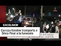 EN VIVO: carroza fúnebre transporta a Silvia Pinal del hospital a la funeraria