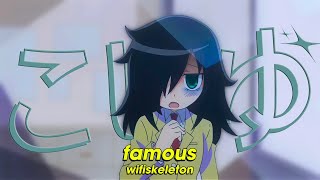 wifiskeleton - famous (Lyrics)