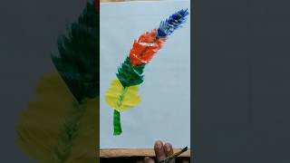 সহজে ময়ূরপুচ্ছ ড্রয়িং #viralshort #viralpost #drawing #art #trending #peacock #colors