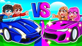 CHICOS vs CHICAS: El Coche Más Rápido de Roblox!