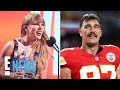 Travis Kelce Reacts to Taylor Swift’s Acceptance Speech Shoutout | 2024 MTV VMAs | E! News