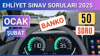 Ehliyet Sınav Soruları 2025 | Ocak, Şubat Çıkmış MEB Ehliyet Sorularını Çöz