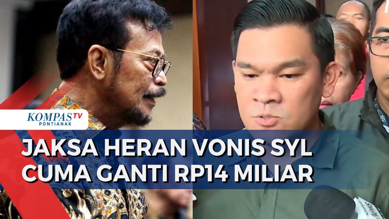 Jaksa KPK Terima Vonis 10 Tahun Untuk SYL, Heran Uang Pengganti Hanya ...