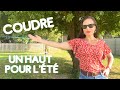 Tuto couture facile : un haut à manches courtes