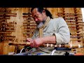 one year wait, Korean traditional bamboo flute making process