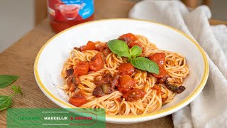 Spaghetti alla puttanesca | Italiaans, Makkelijk \u0026 Gezond