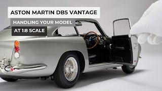 モデルの取り扱い: 1:8 スケールのアストンマーティン DB5