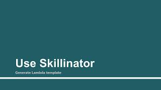 Use Skillinator | Part - 17 | Create custom Alexa skill using AWS Lambda function