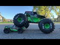 monster jam r c mega grave digger 1 5 scale w giant foam tires