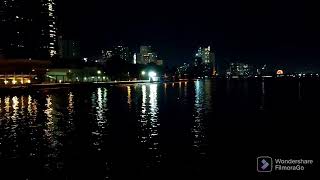 Manila bay view at night