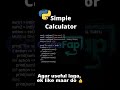 Code a Calculator in 30 Seconds! 🤯 (Python for Absolute Beginners)