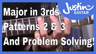 Major Scale In 3rds (Patterns 2 and 3) A Melodic Approach To Scale Practice Guitar Lesson