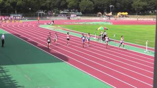 20140817 高体連一支部夏季競技会 男子100m 23組