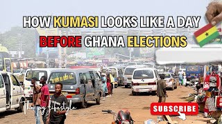 Kumasi City Tour: A Day Before Ghana Election Polls 2024 | Day in My Life Vlog