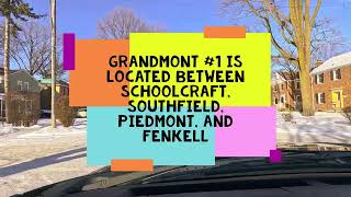 Detroit's Grandmont #1 Neighborhood. January, 2025 Drive. Southfield, Schoolcraft, Piedmont, Fenkell