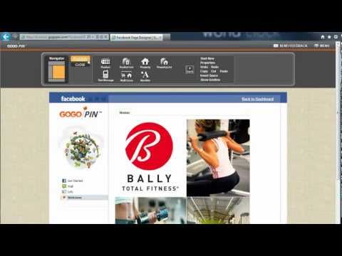 How to Make a Custom Facebook Page for Fitness Club using GoGoPin - Tutorial How to Make a Custom Facebook Page for Fitness Club using GoGoPin - Tutorial