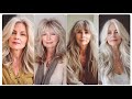 46 + long hairstyles ideas for women over 60 🌸🌸 classy look haircuts