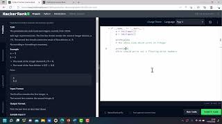 HackerRank Python No.4 Division Operators