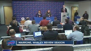 Bills Whaley and Marrone surprised by Orton retirement, discuss future