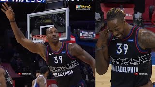 Dwight Howard shocks Sixers crowd after hits three-pointer & celebrates it like Melo😄