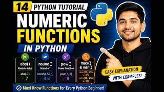 Python Numeric Functions Tutorial for Beginners | Learn Numeric Functions in Python