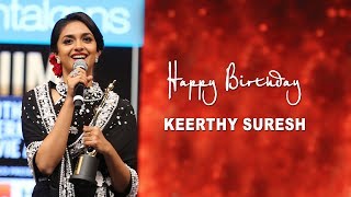 Keethy Suresh Gets Honoured at SIIMA | Happy Birthday