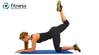 Fat Burning HIIT Pilates Workout - 35 Minute Pilates and HIIT Cardio Blend