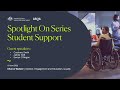 Webinar – Spotlight On student support strategies