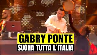 SANREMO 2025: GABRY PONTE SUONA \