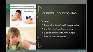 Ch 8 Classical Conditioning EDTE 2000