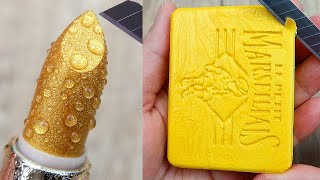 Relaxing Soap Carving ASMR. Satisfying Soap and lipstick cutting. Corte de jabón - 248