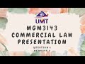 MGM3143 COMMERCIAL LAW-PRESENTATION BY GROUP 6