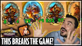 THIS BUILD ACTUALLY BROKE THE GAME! - Hearthstone Battlegrounds