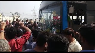 Watch Full Video: Hyderabad Sanath Nagar Bus Accident