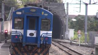 (FHD 60P)2012-11-08 09:20 EMU400 山佳站發車 在隧道內和 PP交會