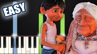 Remember Me - from Coco | EASY PIANO TUTORIAL + SHEET MUSIC by Betacustic