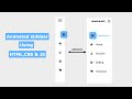 Animated Sidebar using Html CSS & Javascript