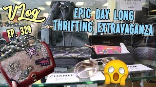 EPIC DAY LONG THRIFTING EXTRAVAGANZA | VLOG EP. 329