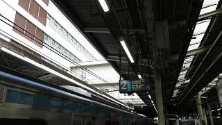 JR蒲田駅２番線ホームの放送