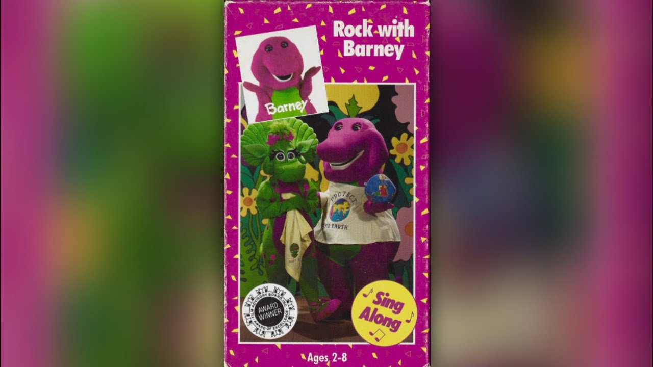 Rock With Barney 1991 1992 Vhs Release Youtube