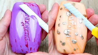 Relaxing Soap Carving ASMR. Satisfying Soap and lipstick cutting. Corte de jabón - 501