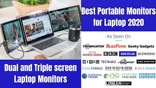 Best portable monitors for laptop 2020 [dual and triple screen laptop monitors]