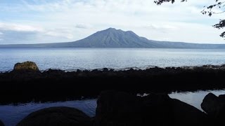 【北海道】支笏湖畔 丸駒温泉旅館 露天風呂（女湯）～千歳市