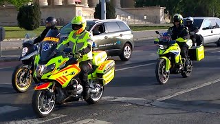 [IMRUA CONGRESS] Hungarian, Croatian, Polish, Slovenian,Romanian rescue motorbikes in Budapest.