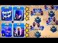 Th13 Yeti Bowler Witch Attack With Bat Spell - Best Th13 Attack Strategy 2024 | Clash of Clans | CWL