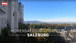 Salzburg Fortress Hohensalzburg Walking Tour [Fall 2022][4K]