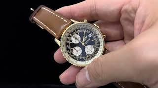 玩表歷程中絕對應該擁有一隻18kYG￼  BREITLING OLD NAVITIMER