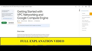 Getting Started with VPC Networking and Google Compute Engine #gcp #googlecloud