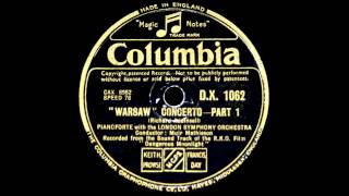 Original Film Soundtrack: Louis Kentner plays Addinsell Warsaw Concerto (1941)